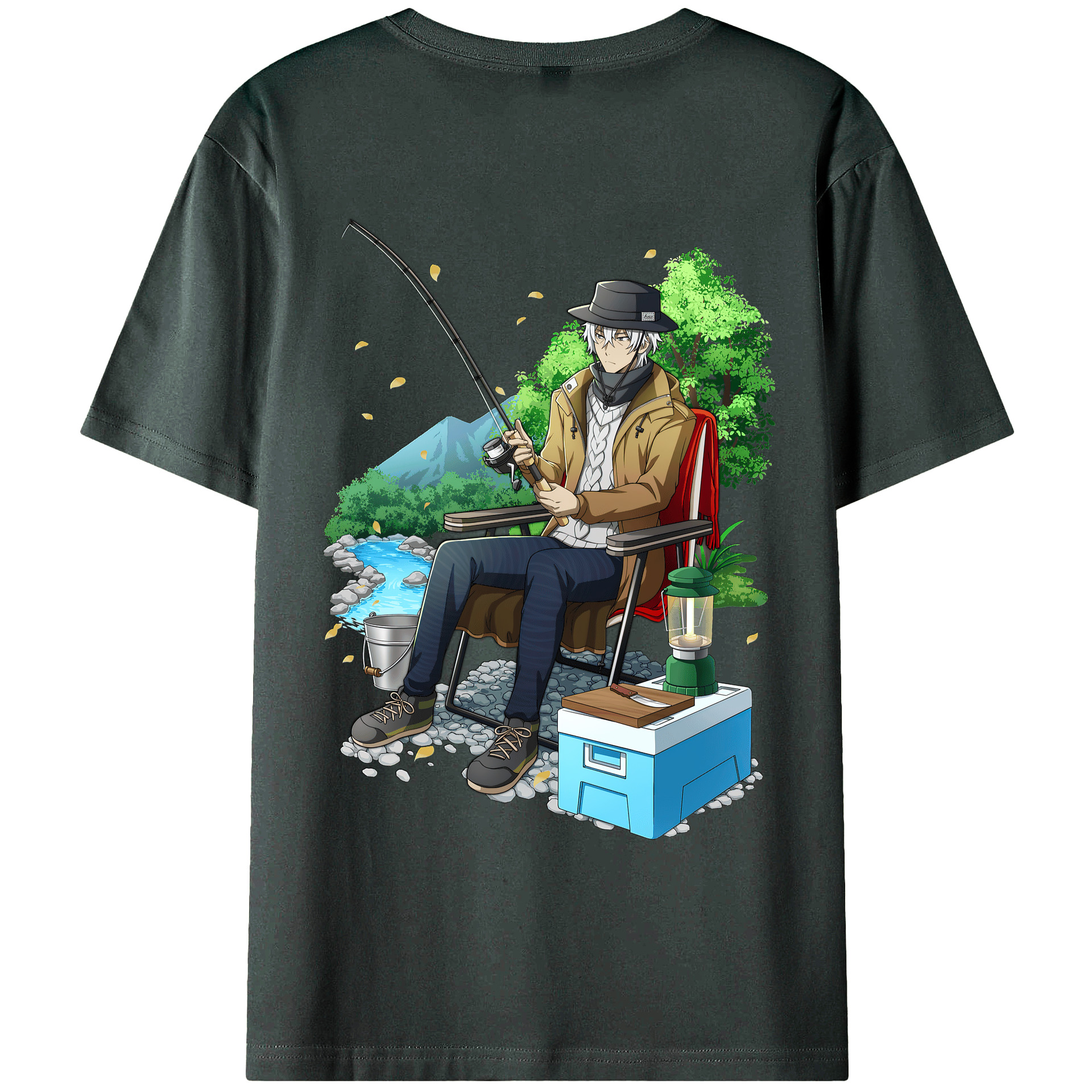 （画像用） 文豪ストレイドッグス Bungo Stray Dogs 綿100％ メンズ半袖Tシャツ（バックプリント） 通気性